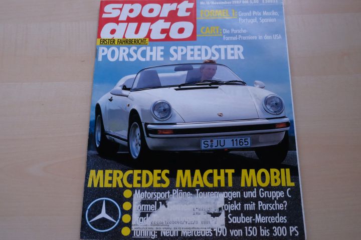 Deckblatt Sport Auto (11/1987)